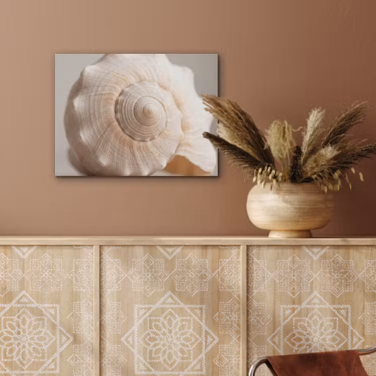 Schelp - Detail - Beige PET vilt klein -sfeer4