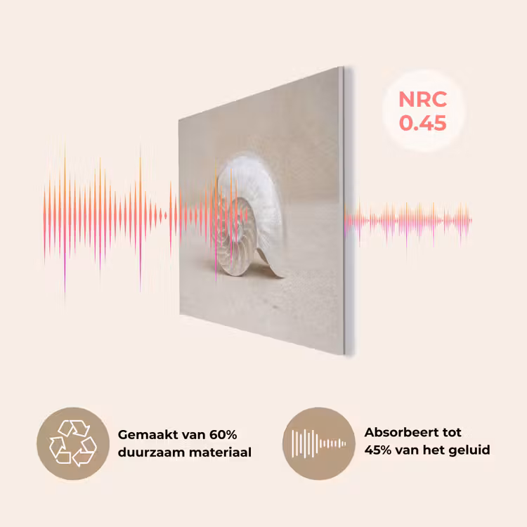 Schelp - Spiraal - Beige PET vilt klein -USP_NL