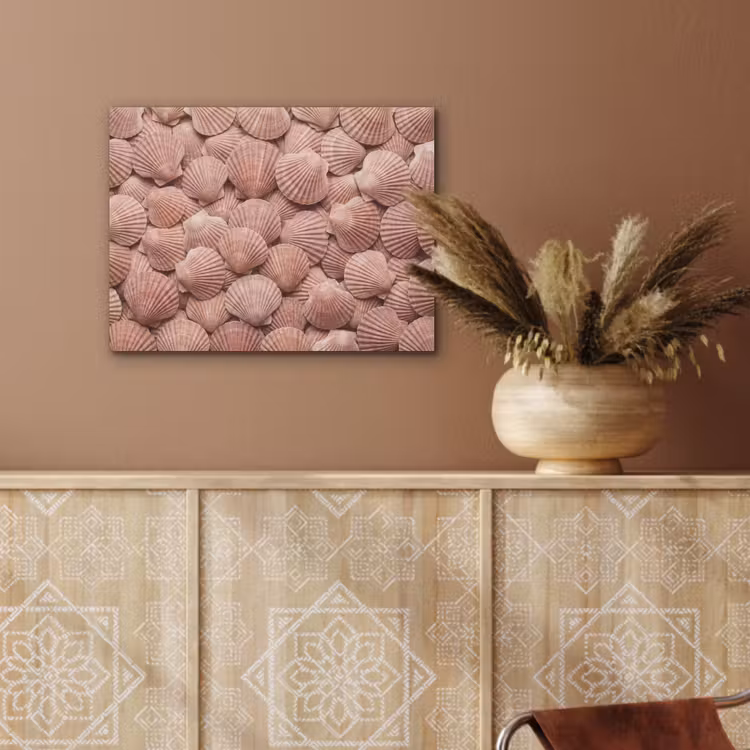 Schelpen - Patroon - Roze PET vilt klein -sfeer4