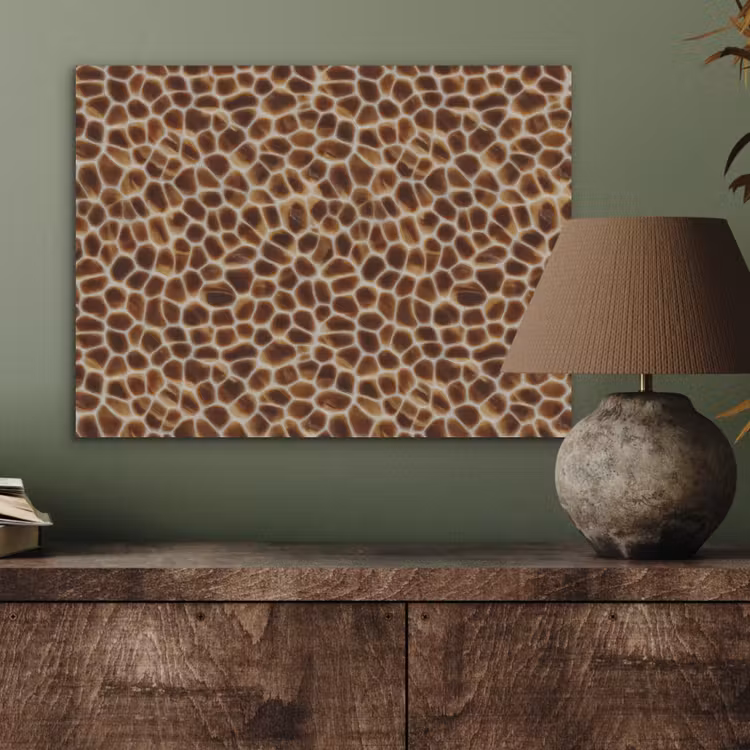 Schildpad - Bruin - Patroon PET vilt klein 837 -sfeer2