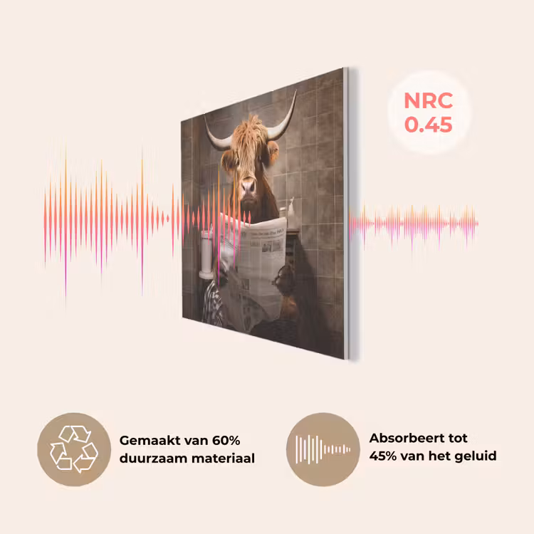Schotse hooglander - Krant - Toilet PET vilt klein -USP_NL