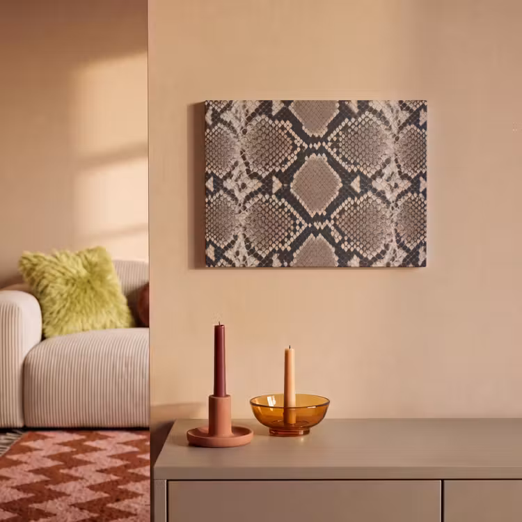 Slangenprint - Python - Bruin PET vilt klein -sfeer1