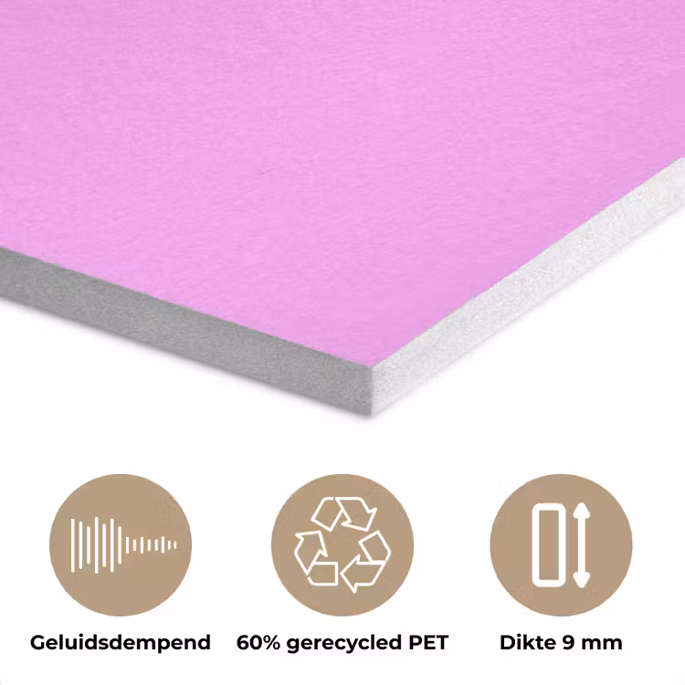 Soft - Lavender - Roze PET vilt klein 837 -closeup_NL