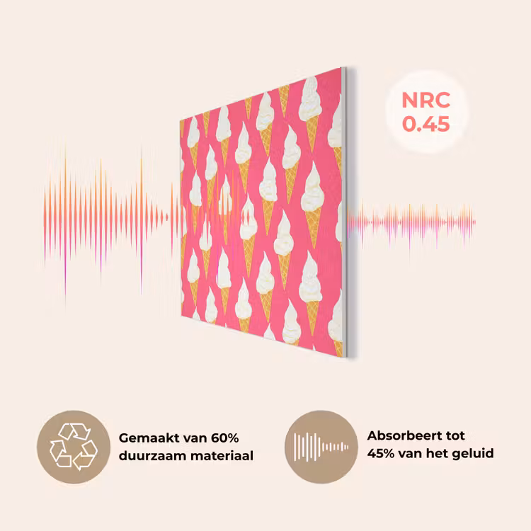 Softijs - Horentje - Roze PET vilt klein 837 -USP_NL