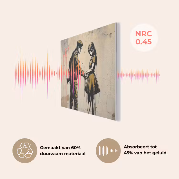 Soldaat - Meisje - Bruin - Graffiti PET vilt klein -USP_NL