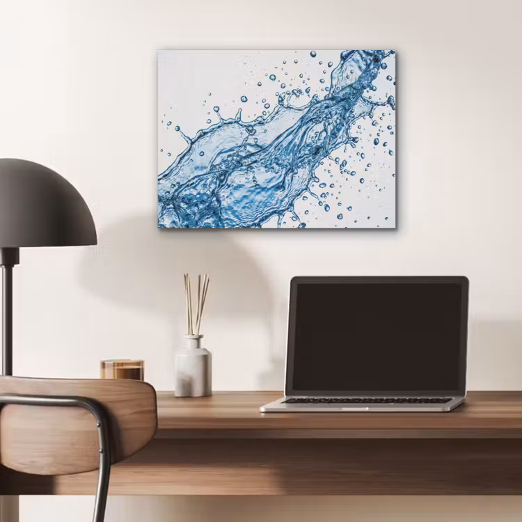 Spash - Water - Blauw PET vilt klein -sfeer5
