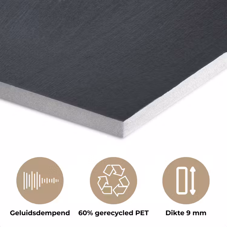 Specerijen - Mix - Hartvorm - Zwart PET vilt klein -closeup_NL