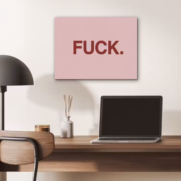 Statement - Krachtig - Roze PET vilt klein -sfeer5