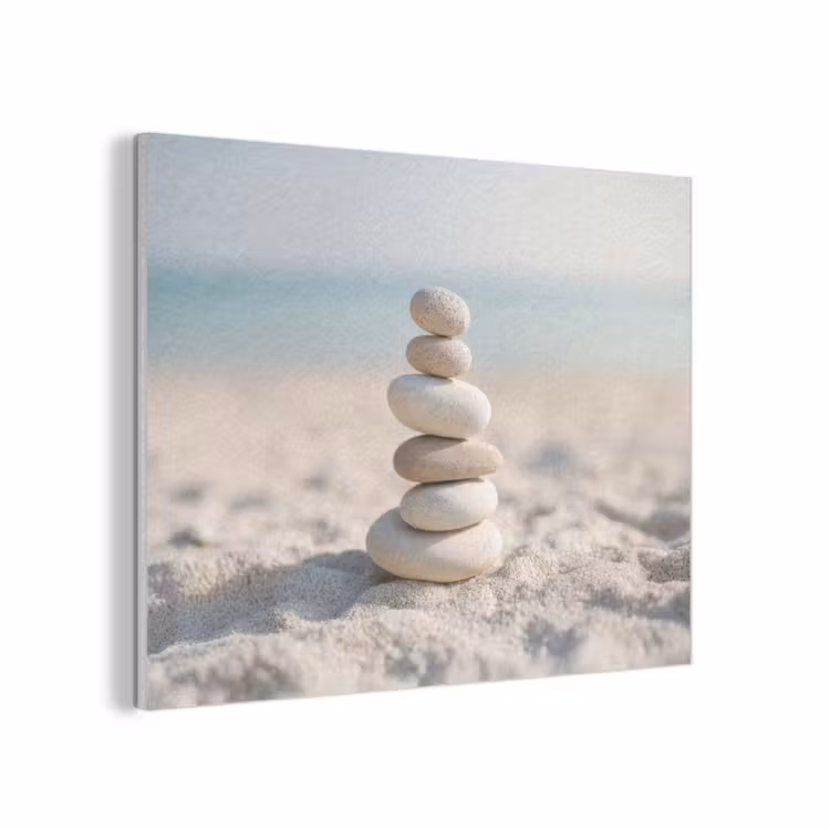 Stenen - Stapel - Zand - Zee PET vilt klein -3d