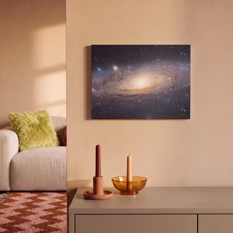Akoestisch schilderij - Sterrenstelsel - Ruimte - Kosmos - Sterrenstelsel - Ruimte - Kosmos PET vilt klein