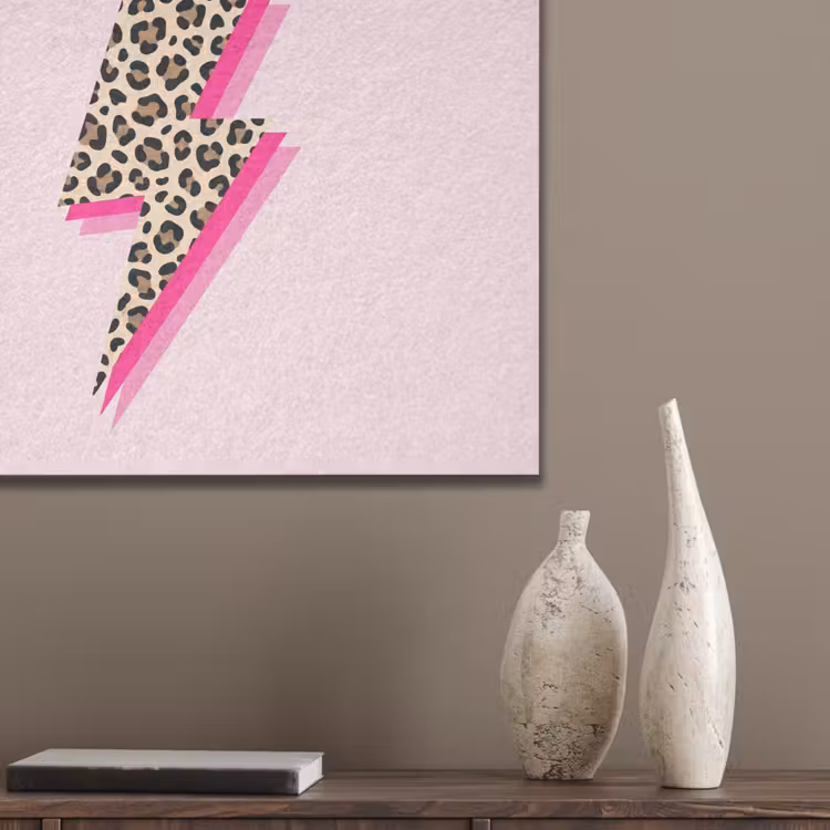 Stippen - Roze - Bliksem PET vilt klein -sfeer6_closeup