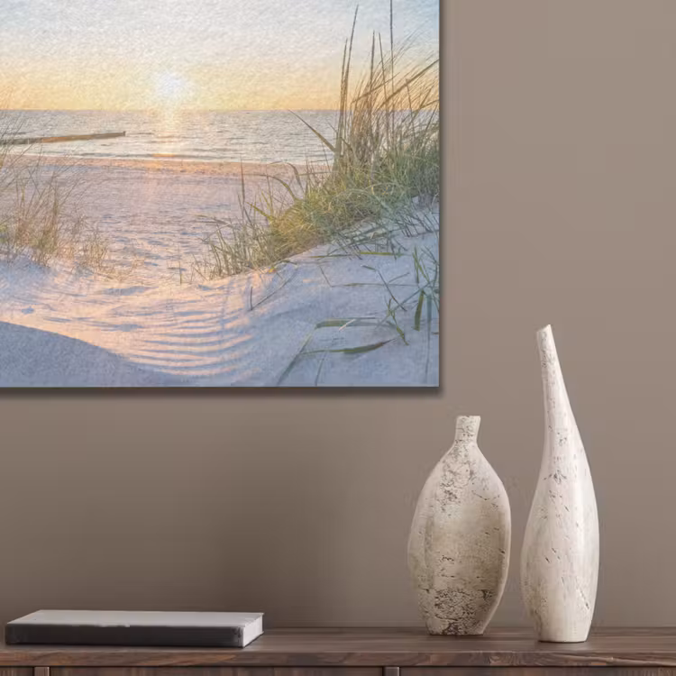 Strand - Zon - Duin - Gras - Zand - Horizon PET vilt klein -sfeer6_closeup