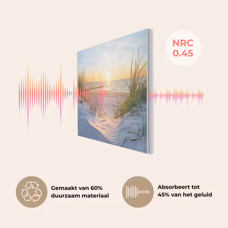 Strand - Zon - Duin - Gras - Zand - Horizon PET vilt klein -USP_NL