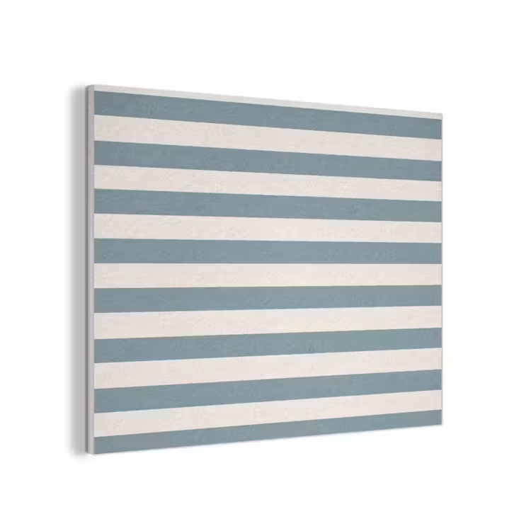 Strepen - Modern - Blauw PET vilt klein 837 -3d
