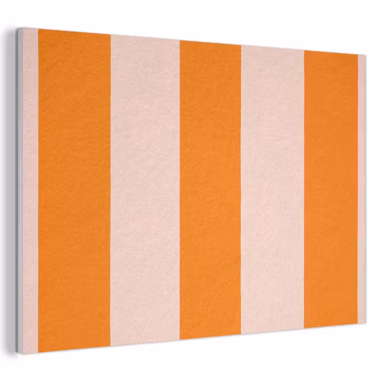 Strepen - Modern - Oranje PET vilt klein 837 -3d