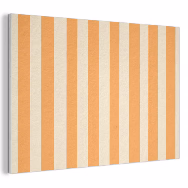 Strepen - Patroon - Oranje PET vilt klein 837 -3d