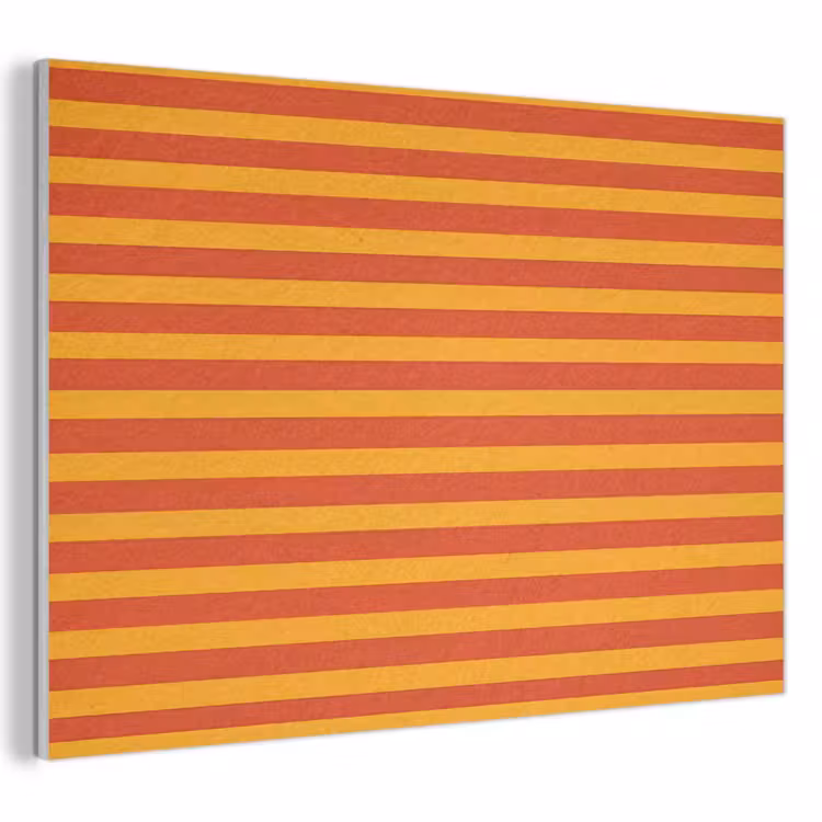 Strepen - Patroon - Oranje PET vilt klein 837 -3d