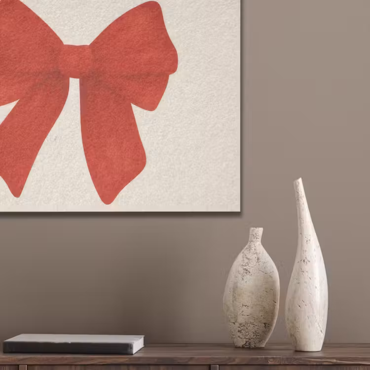 Strik - Symmetrisch - Rood - Lint PET vilt klein -sfeer6_closeup