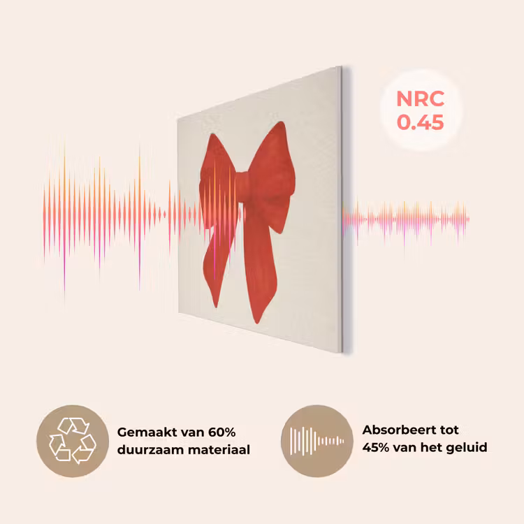 Strik - Symmetrisch - Rood - Lint PET vilt klein -USP_NL