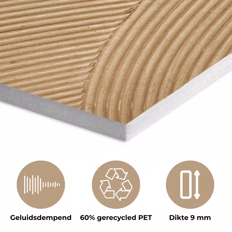 Rotan print - Beige PET vilt klein -closeup_NL