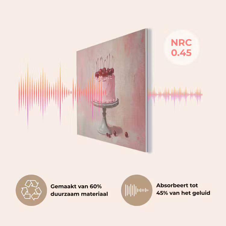 Taart - Pink - Cherry PET vilt klein -USP_NL