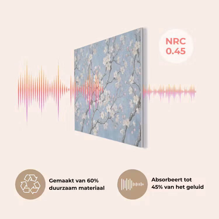 Takken - Kersenbloesem - Blauw PET vilt klein -USP_NL