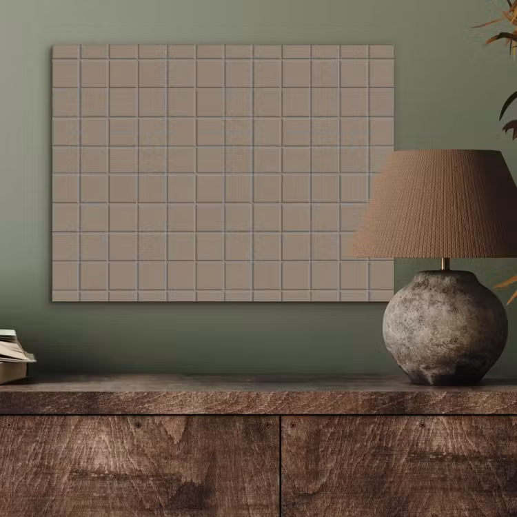 Tegel - Patroon - Taupe PET vilt klein 837 -sfeer2