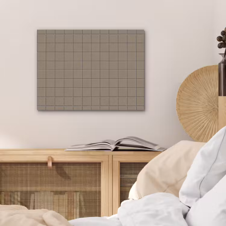 Tegel - Patroon - Taupe PET vilt klein 837 -sfeer3