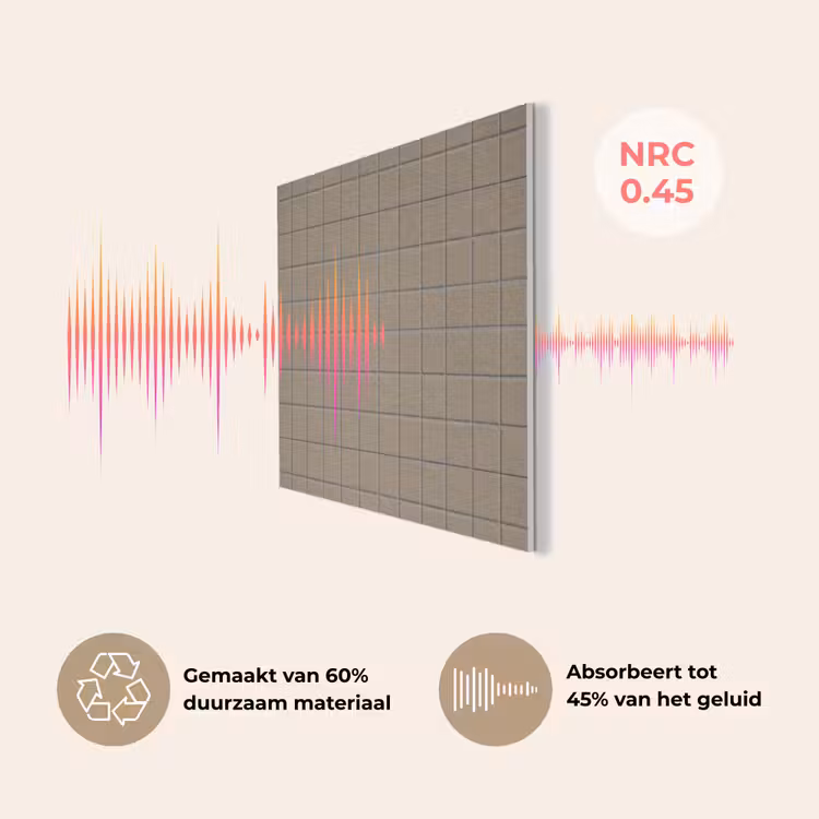 Tegel - Patroon - Taupe PET vilt klein 837 -USP_NL
