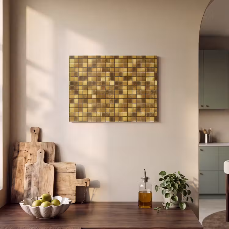 Tegels - Mozaïek - Luxe - Warm Goud PET vilt klein 837 -sfeer2