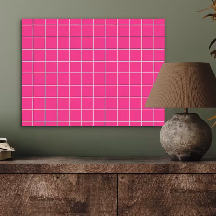 Tegels - Vierkant - Fuchsia PET vilt klein 837 -sfeer2