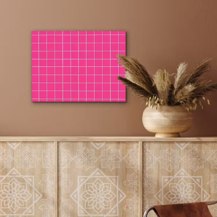 Tegels - Vierkant - Fuchsia PET vilt klein 837 -sfeer4