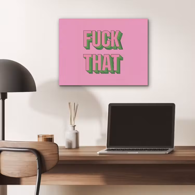 Tekst - Bold - Roze PET vilt klein -sfeer5