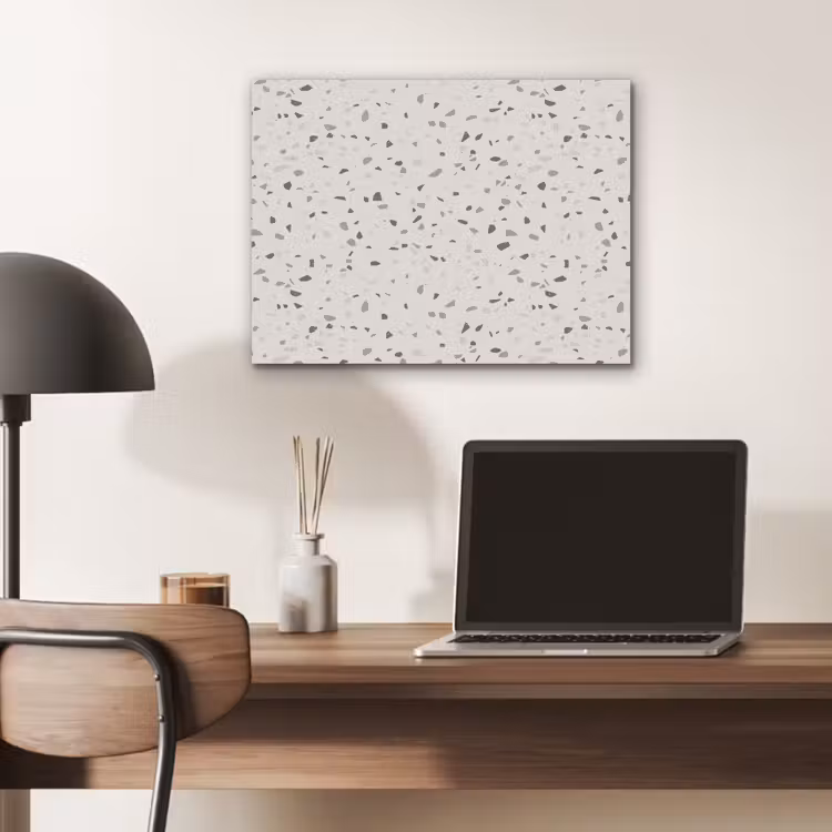 Terrazzo - Patroon - Créme PET vilt klein 837 -sfeer5