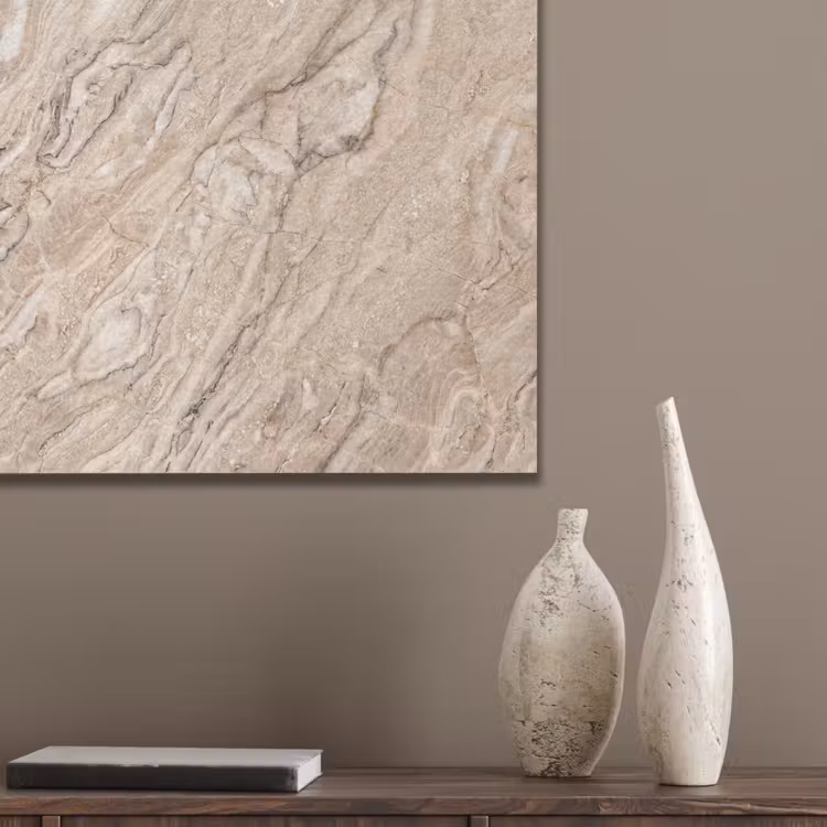 Textuur - Aders - Abstract - Modern - Beige PET vilt klein -sfeer6_closeup