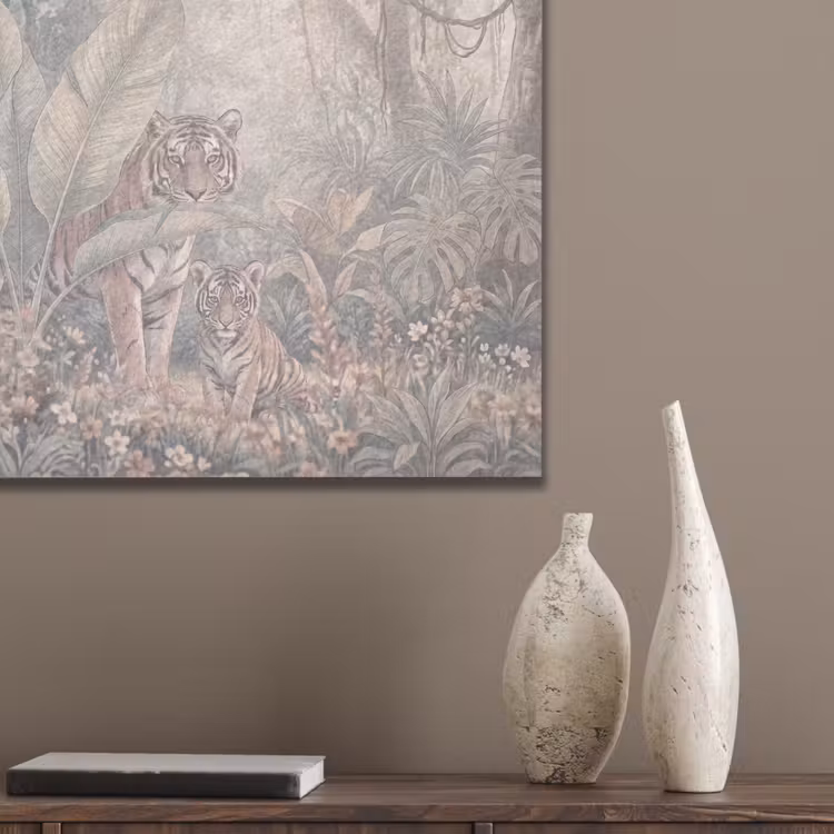 Tijger - Welp - Jungle - Illustratie - Dieren PET vilt klein -sfeer6_closeup