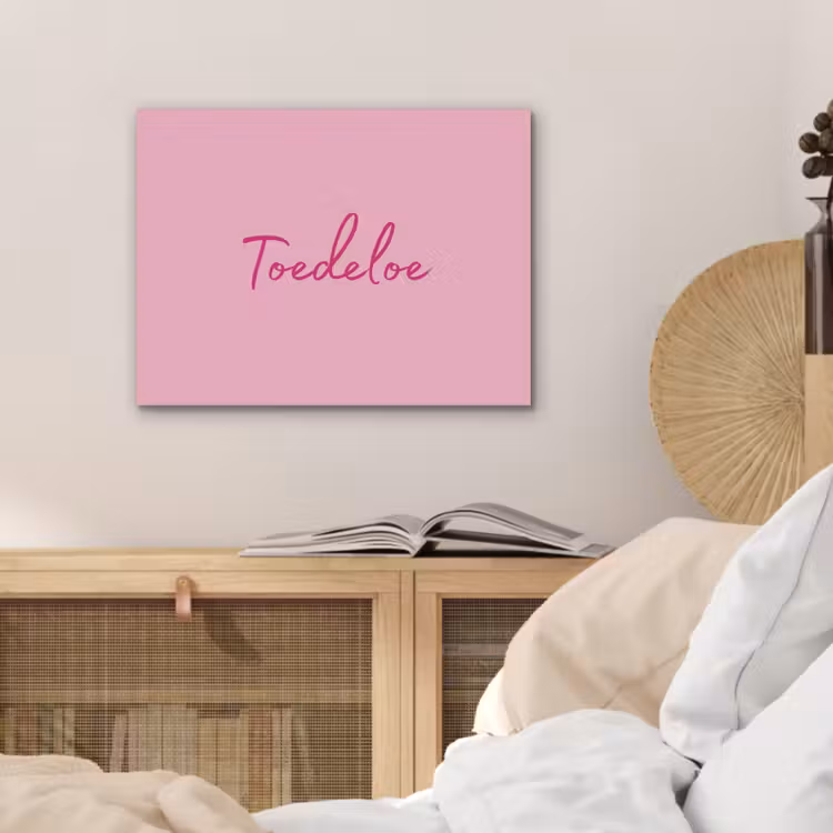 Toedeloe - Roze - Minimalistisch PET vilt klein -sfeer3