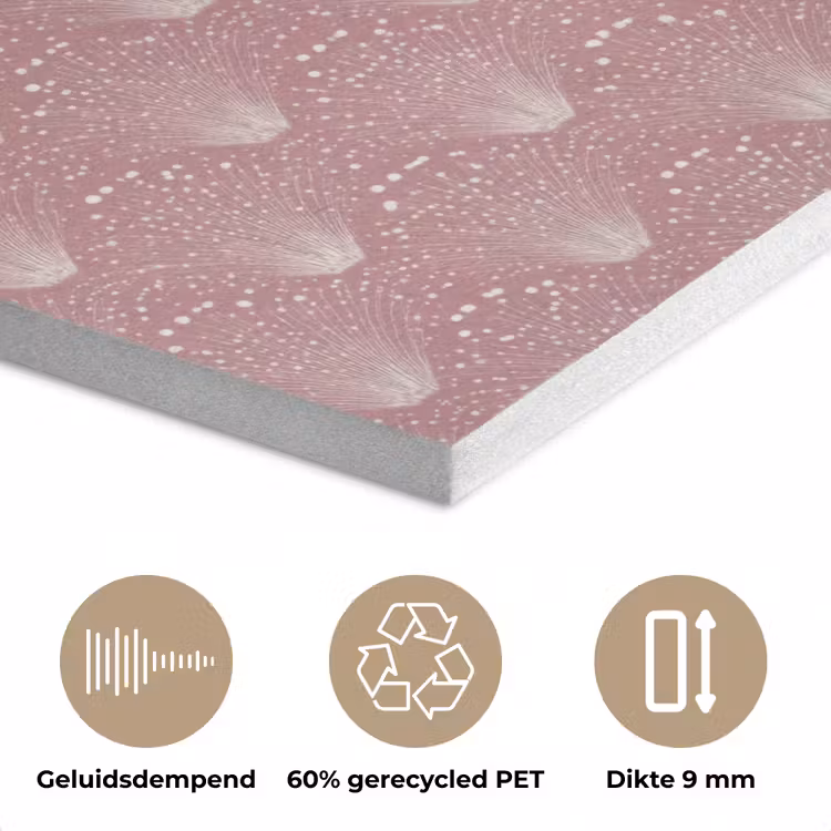 Trendy - Patroon - Roze PET vilt klein 837 -closeup_NL