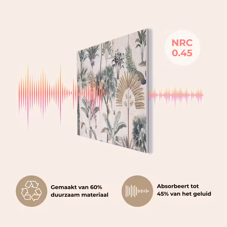 Tropisch - Bomen - Bladeren - Jungle PET vilt middel -USP_NL