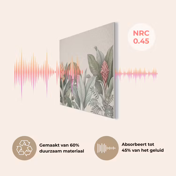 Tropisch - Planten - Modern - Groen PET vilt klein -USP_NL