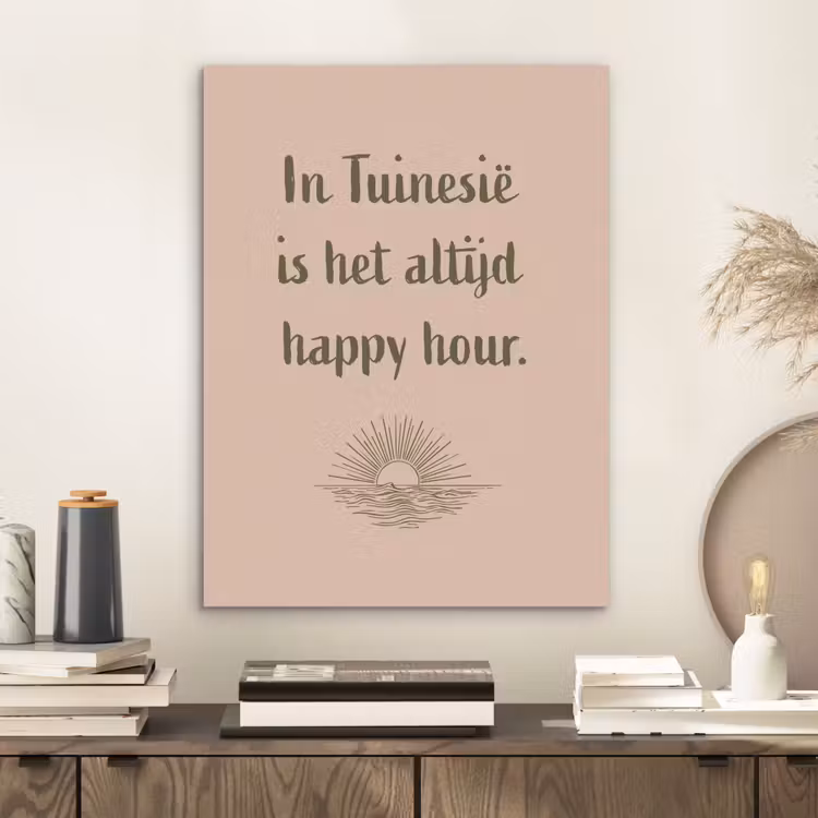 Tuin - Roze - Quote - Zon PET vilt klein -sfeer1