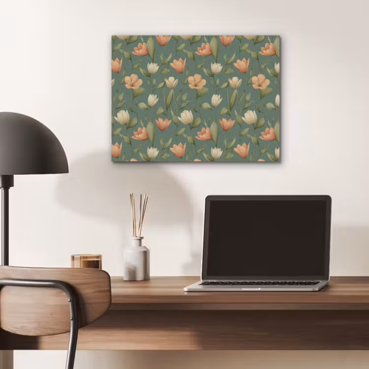 Tulpen - Botanisch - Groen PET vilt klein 837 -sfeer5