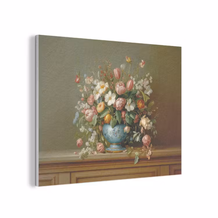 Vaas - Pastel - Kleuren - Bloemen PET vilt klein -3d