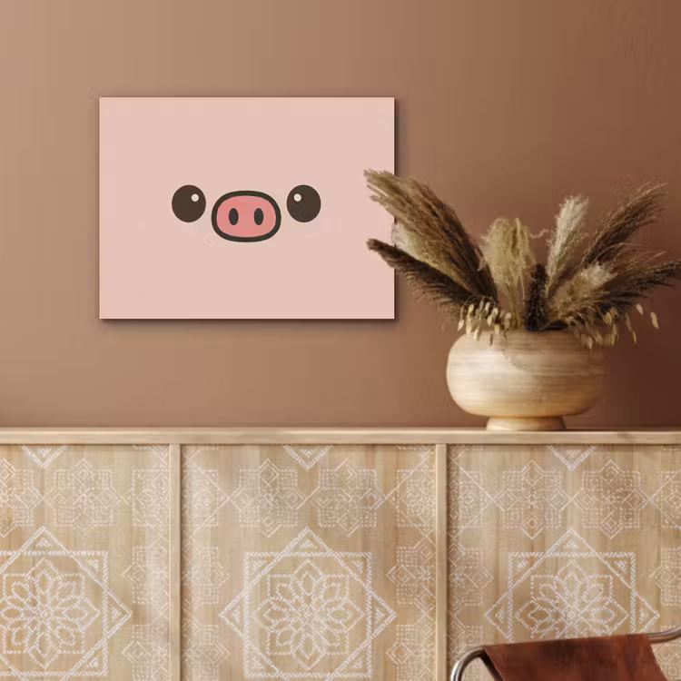Varken - Roze - Minimalistisch PET vilt klein -sfeer4