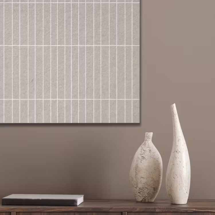 Verticaal - Wandtegel - Licht Beige PET vilt klein 837 -sfeer6_closeup
