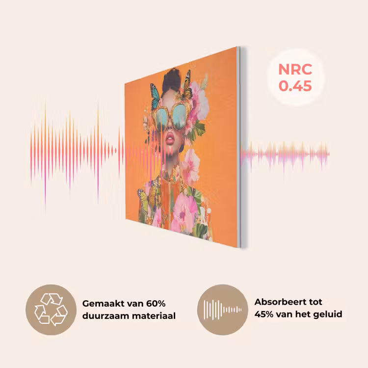 Vlinders - Vrouw - Zonnebril - Kleurrijk PET vilt klein -USP_NL