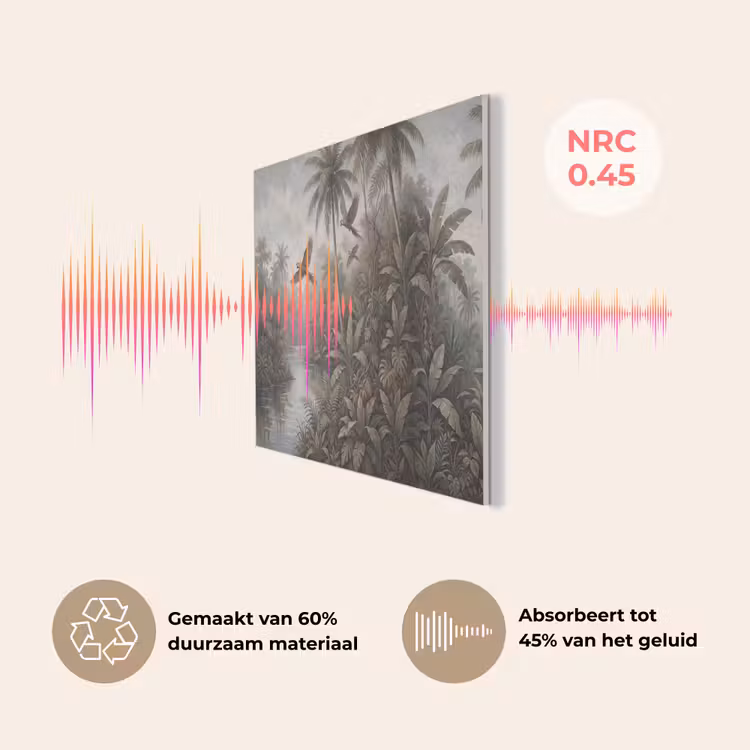 Vogel - Vliegend - Tropisch - Landschap - Klassiek PET vilt klein -USP_NL