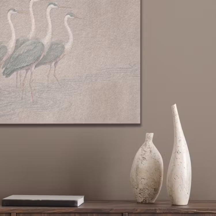 Vogel - Water - Natuur - Vintage PET vilt klein -sfeer6_closeup