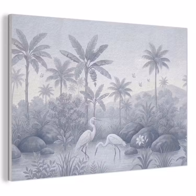 Vogel - Water - Tropisch - Natuur - Blauw PET vilt klein -3d