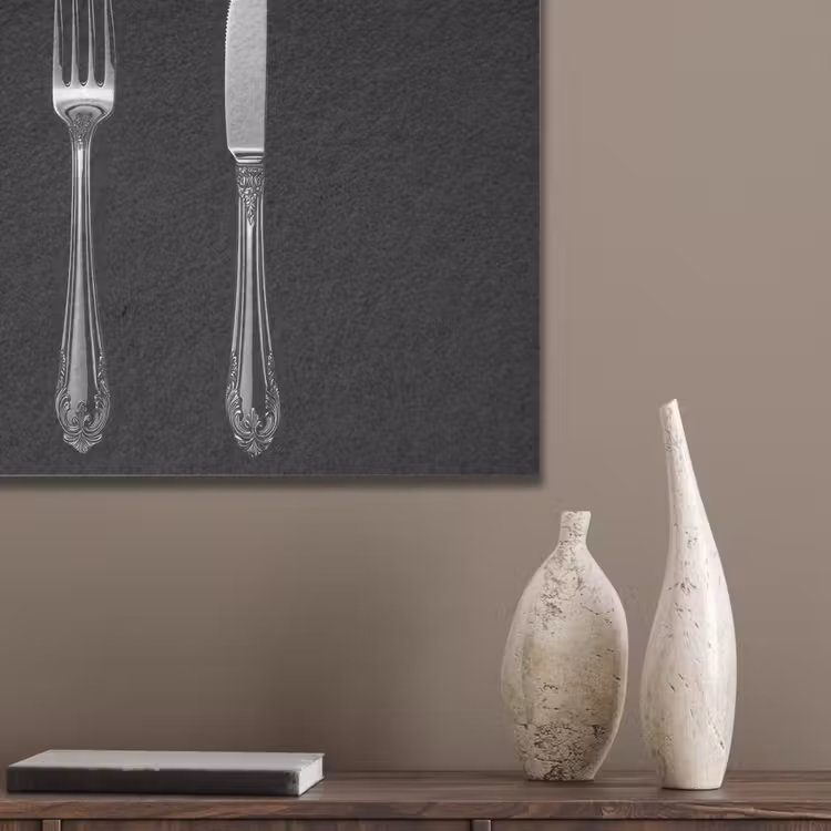 Vork - Mes - Zilver PET vilt klein -sfeer6_closeup